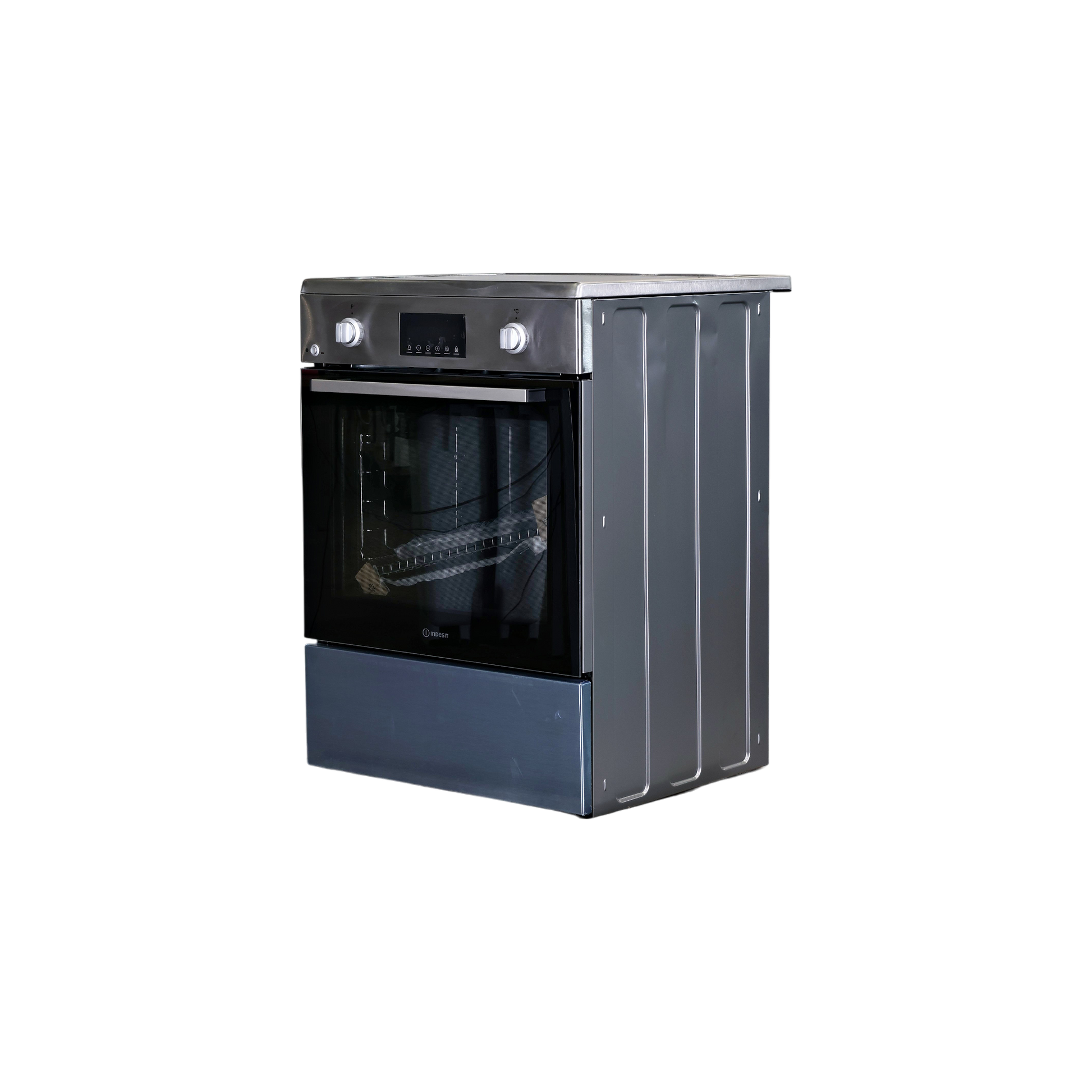 Cuisinière À Induction 72 L Reconditionné INDESIT I6I8LCSX : vue du côté gauche