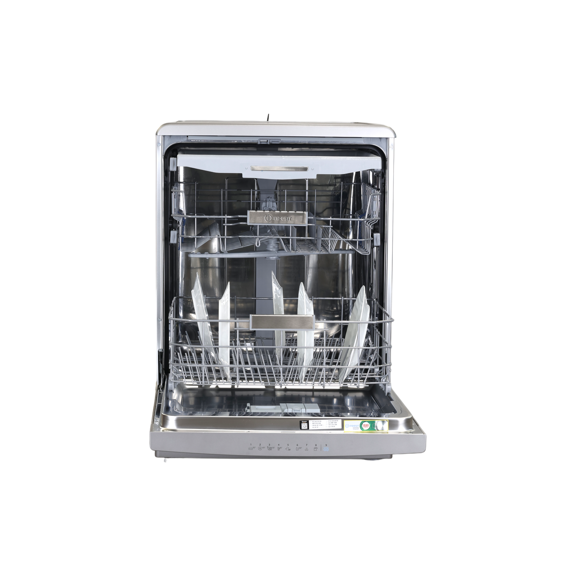 Lave-Vaisselle Pose Libre 14 Cvts Reconditionné INDESIT I0FD641AX : vue de l'intérieur
