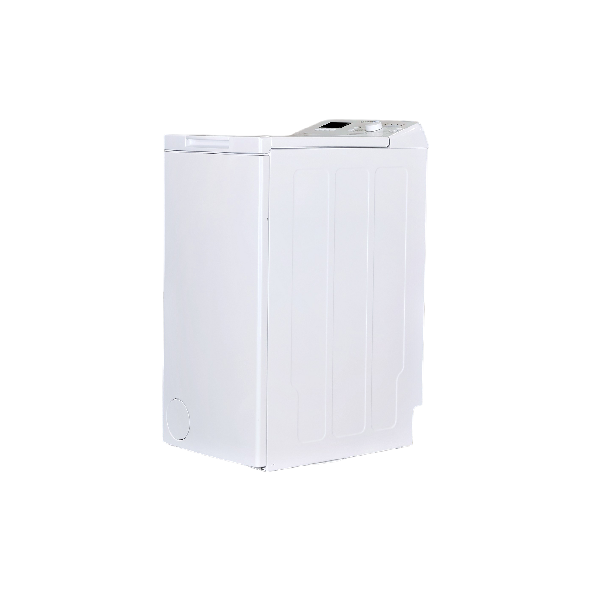 Lave-Linge Top 6 kg Reconditionné INDESIT BTWS60400FR/N : vue du côté gauche