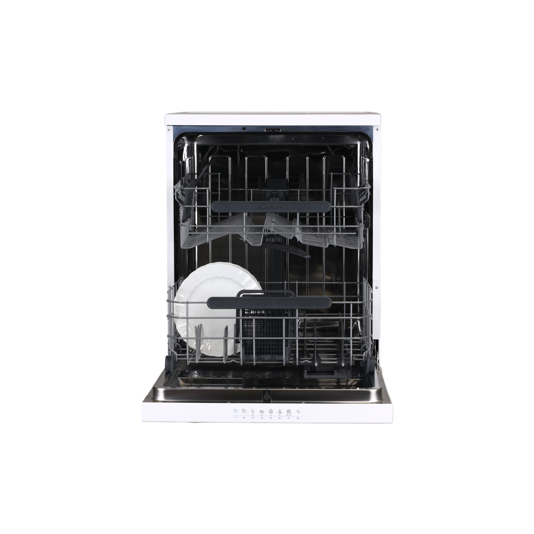 Lave-Vaisselle Pose Libre 16 Cvts Reconditionné CANDY CF6C4F0W : vue de l'intérieur