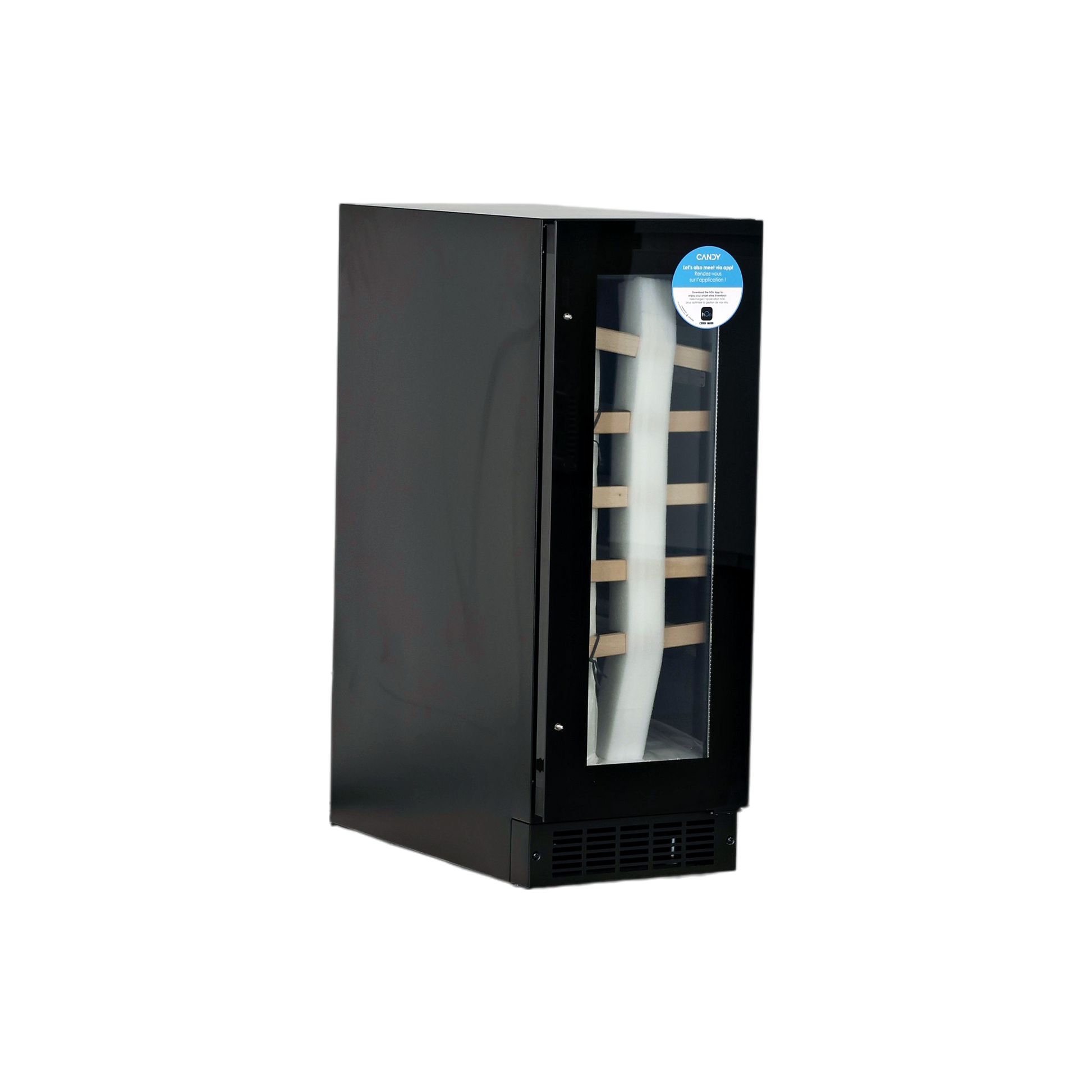 Cave À Vin Encastrable 20 Bouteilles Reconditionné CANDY CCVB 30/1 : vue du côté droit