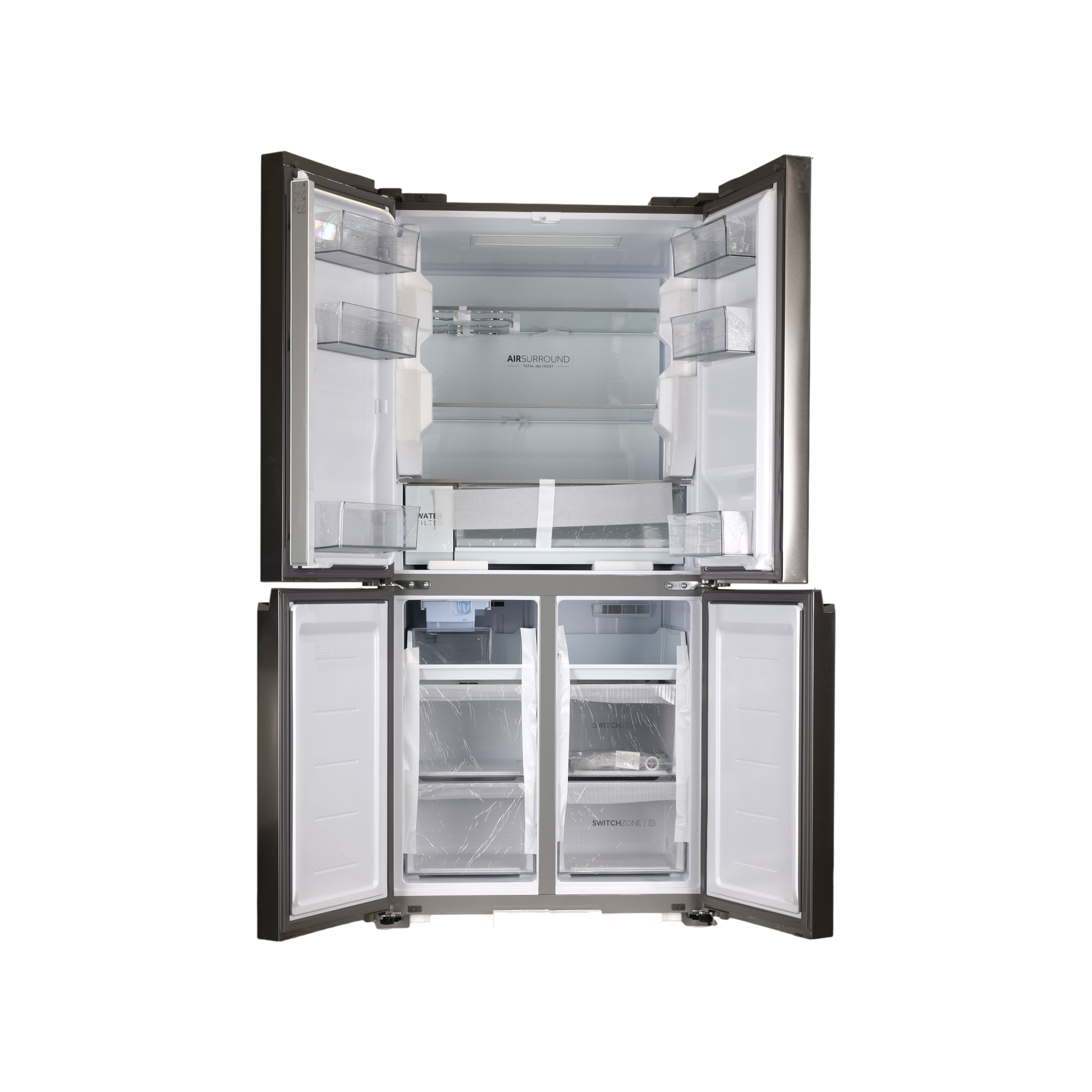 Réfrigérateur Multi-Portes 504 L Reconditionné HAIER HCW58F18EHMP : vue de l'intérieur