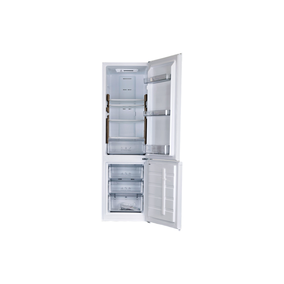 Réfrigérateur Compact 270 L Reconditionné BRANDT BC8511EW : vue de l'intérieur