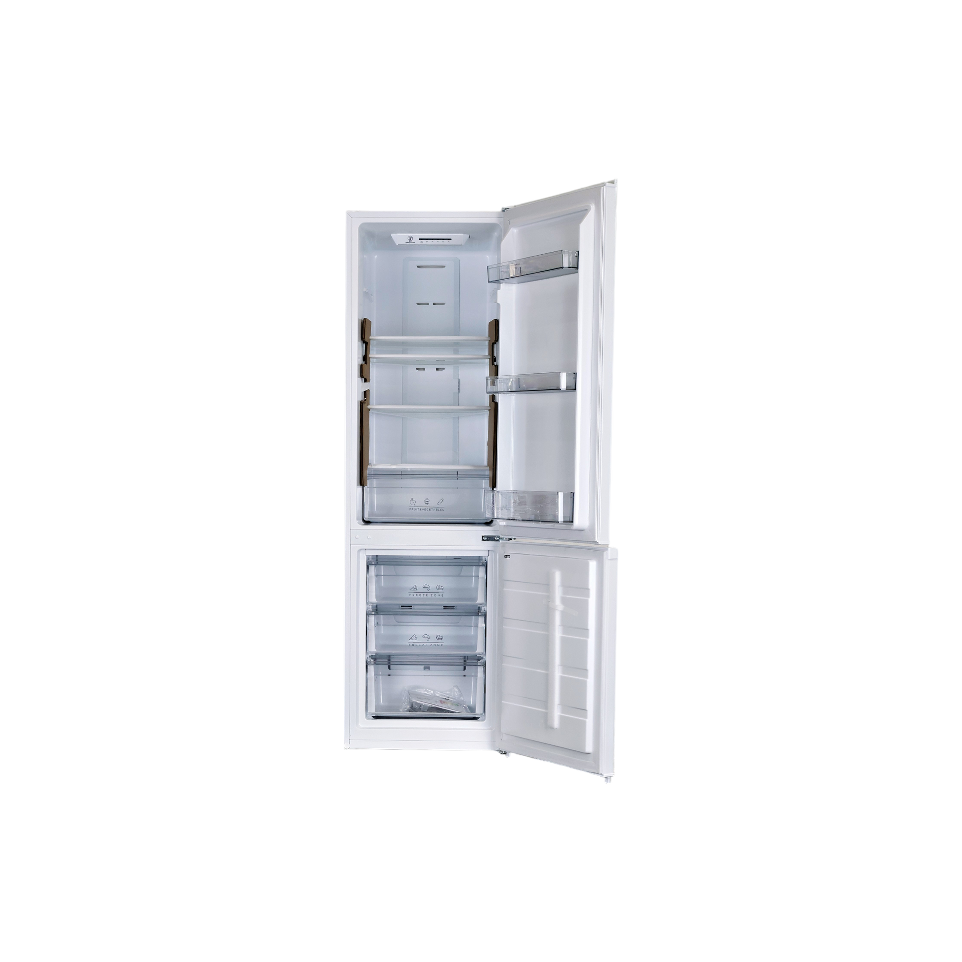 Réfrigérateur Compact 270 L Reconditionné BRANDT BC8511EW : vue de l'intérieur
