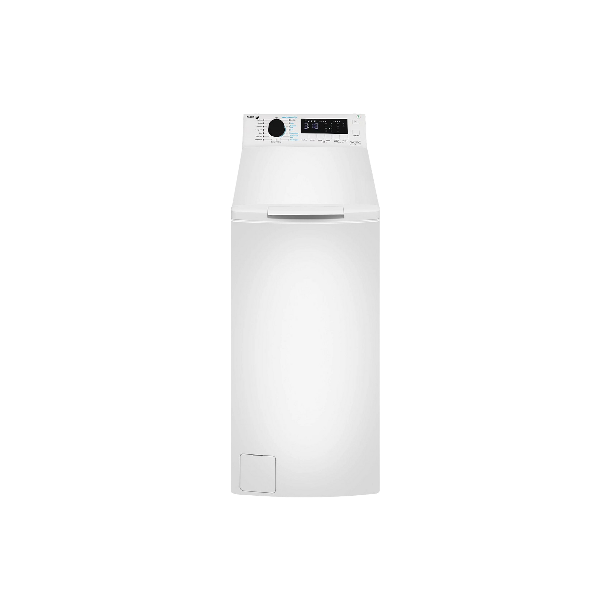 Lave-Linge Top 8 kg Reconditionné FAGOR FLT8013AI : vue du côté droit