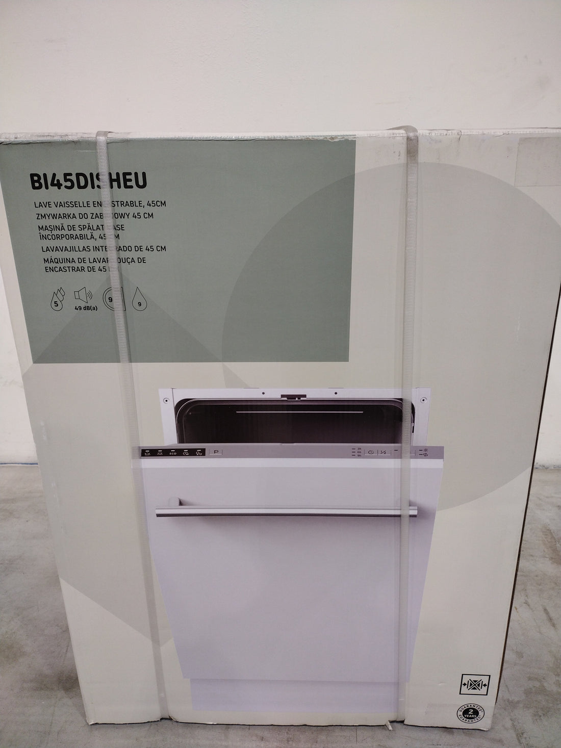 Lave-Vaisselle Encastrable 9 Cvts Reconditionné KINGFISHER BI45DISHEU : détails