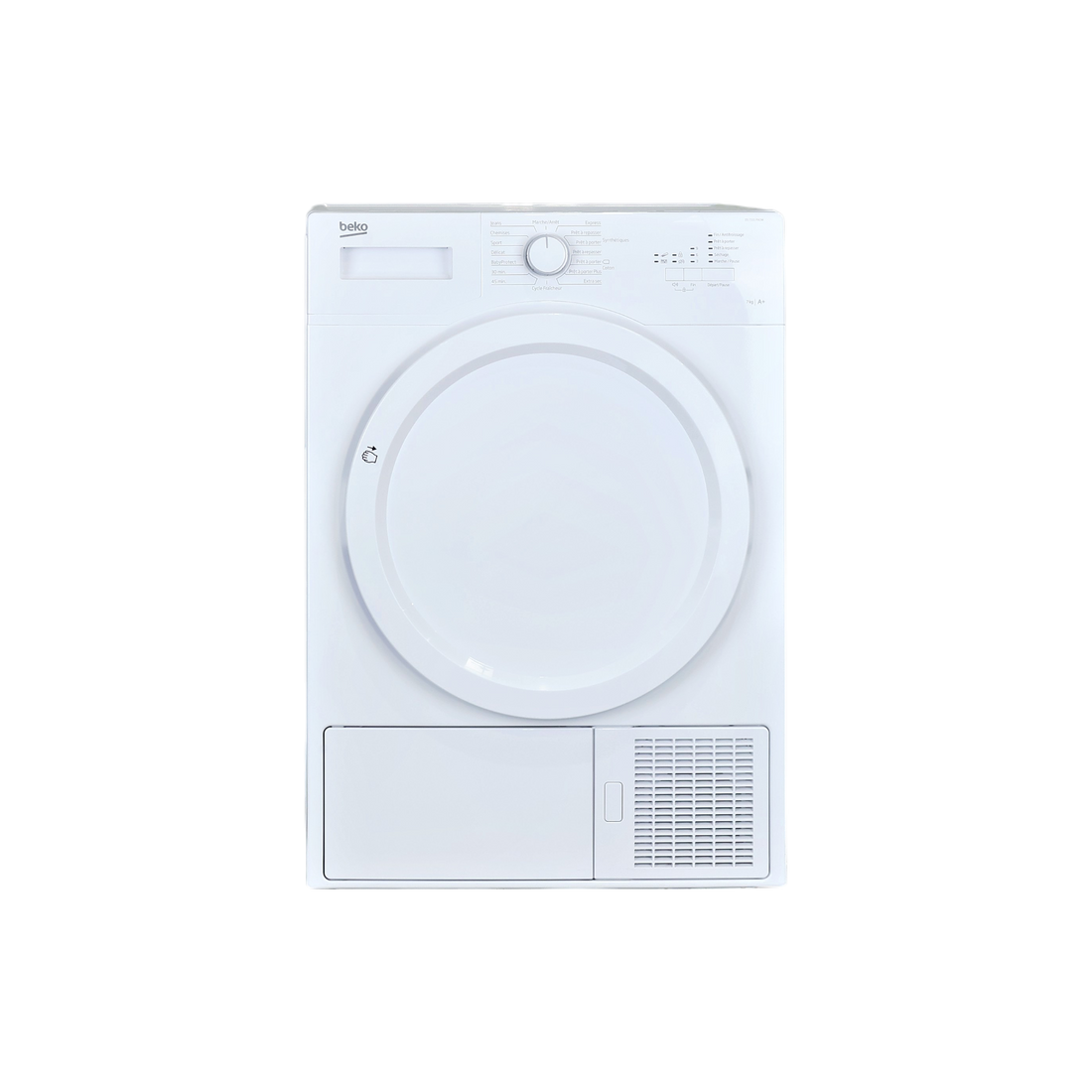 Seche-Linge Pompe À Chaleur 7 kg Reconditionné BEKO DS7331PA0W : vue de face