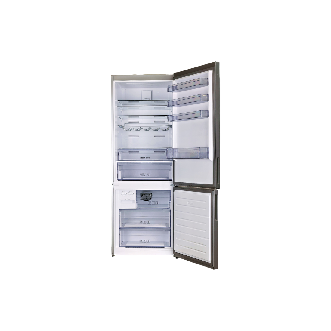 Réfrigérateur Avec Congélateur 461 L Reconditionné SAMSUNG RB46TS374SA : vue de l'intérieur