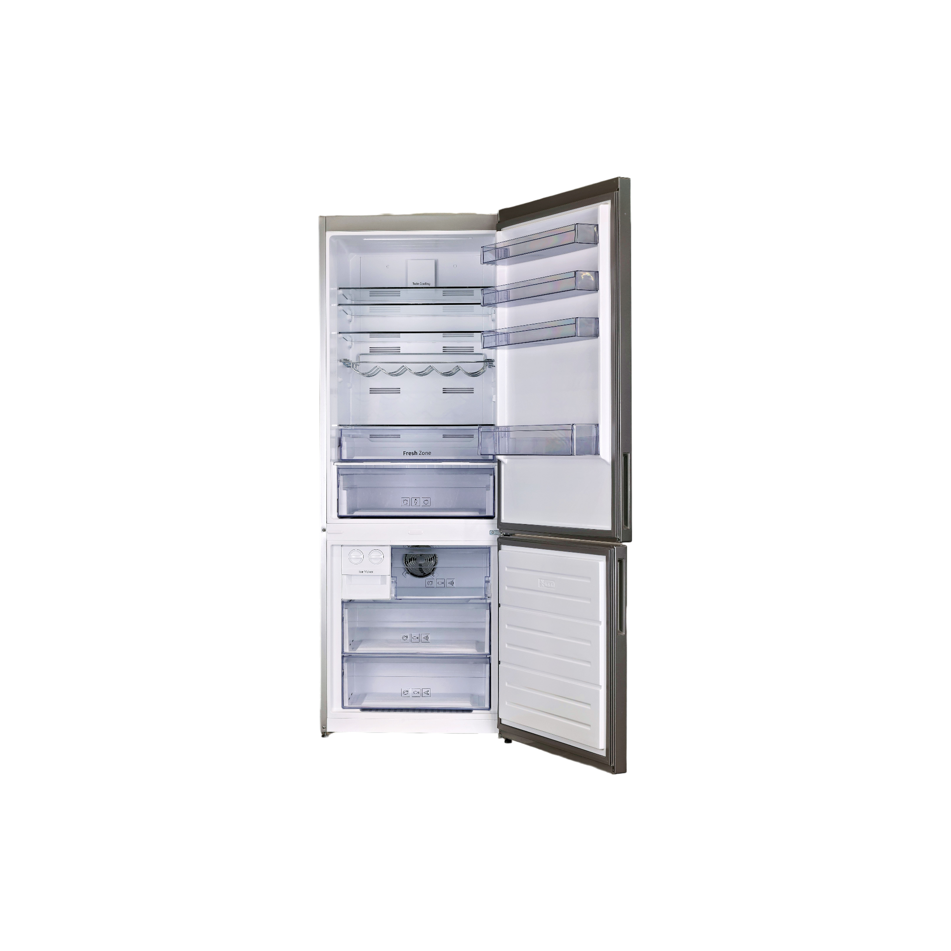 Réfrigérateur Avec Congélateur 461 L Reconditionné SAMSUNG RB46TS374SA : vue de l'intérieur