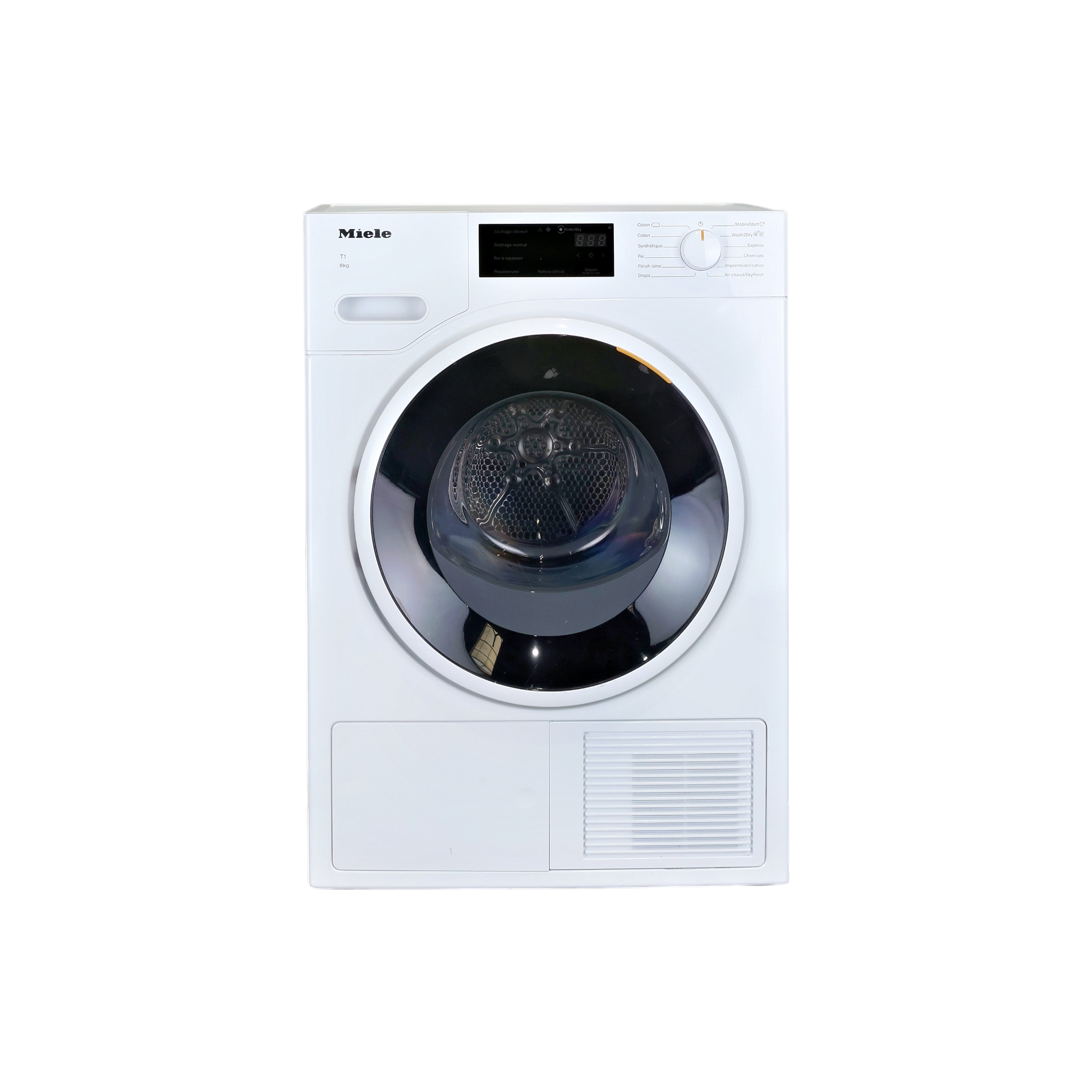 Seche-Linge Pompe À Chaleur 8 kg Reconditionné MIELE TWD 260 WP : vue de face
