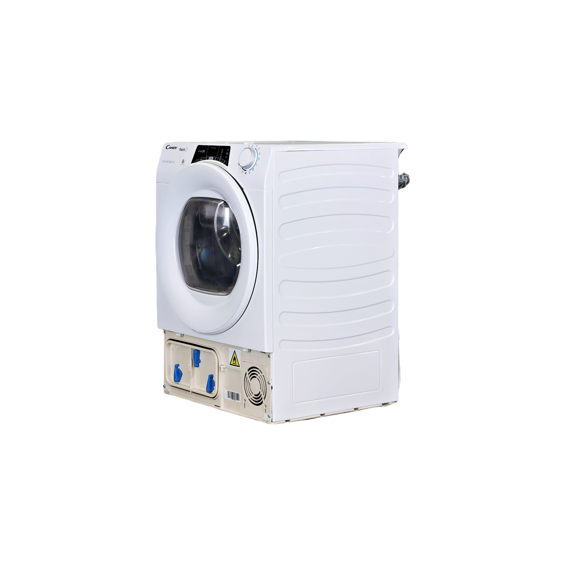 Seche-Linge Pompe À Chaleur 10 kg Reconditionné CANDY ROH10A2TE-S : vue du côté gauche