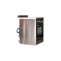 Cuisinière Vitrocéramique  Reconditionné SMEG CLPI460N : vue du côté droit