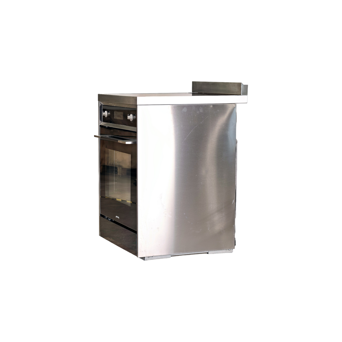 Cuisinière Vitrocéramique  Reconditionné SMEG CLPI460N : vue du côté gauche