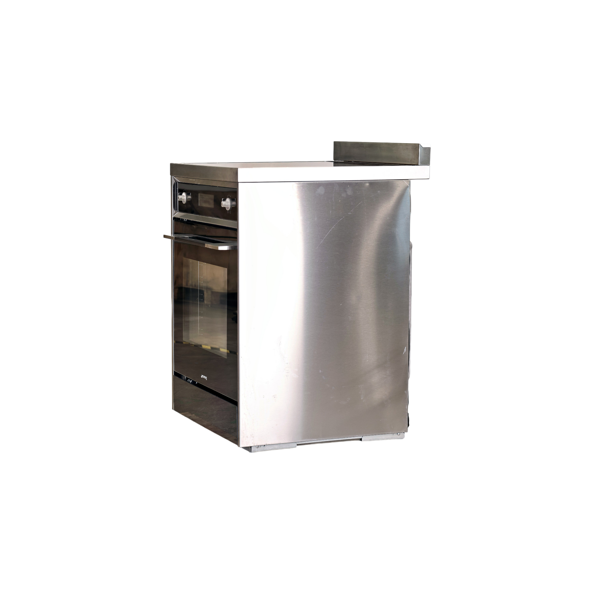 Cuisinière Vitrocéramique  Reconditionné SMEG CLPI460N : vue du côté gauche