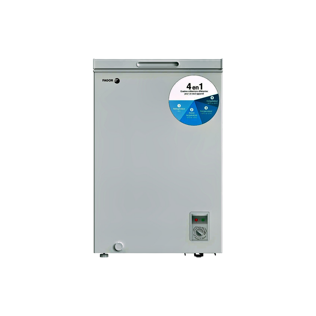 Congélateur Coffre 99 L Reconditionné FAGOR FCC100ME : vue de face