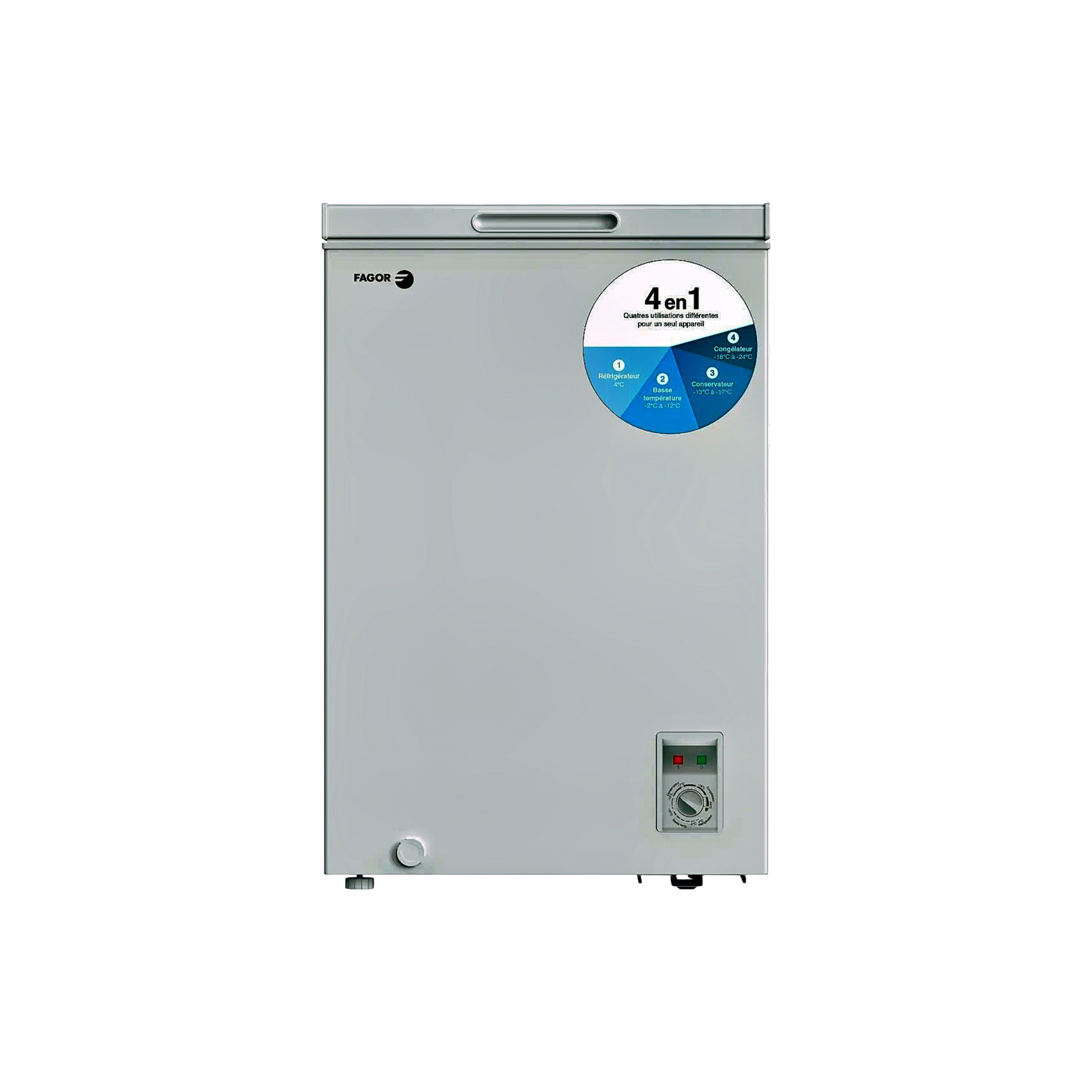 Congélateur Coffre 99 L Reconditionné FAGOR FCC100ME : vue de face