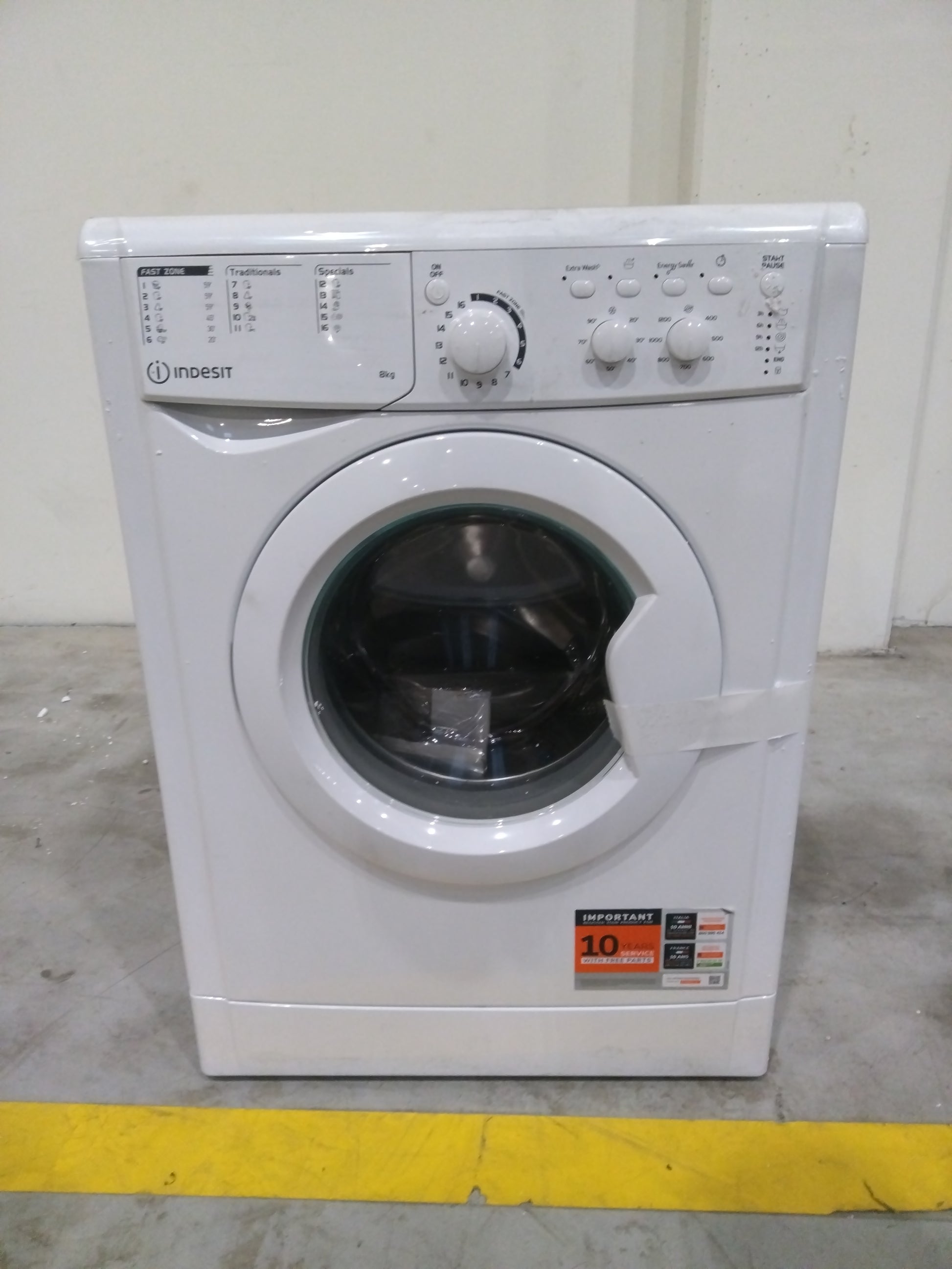 Lave-Linge Hublot 8 kg Reconditionné INDESIT EWC81251WEUN : détails