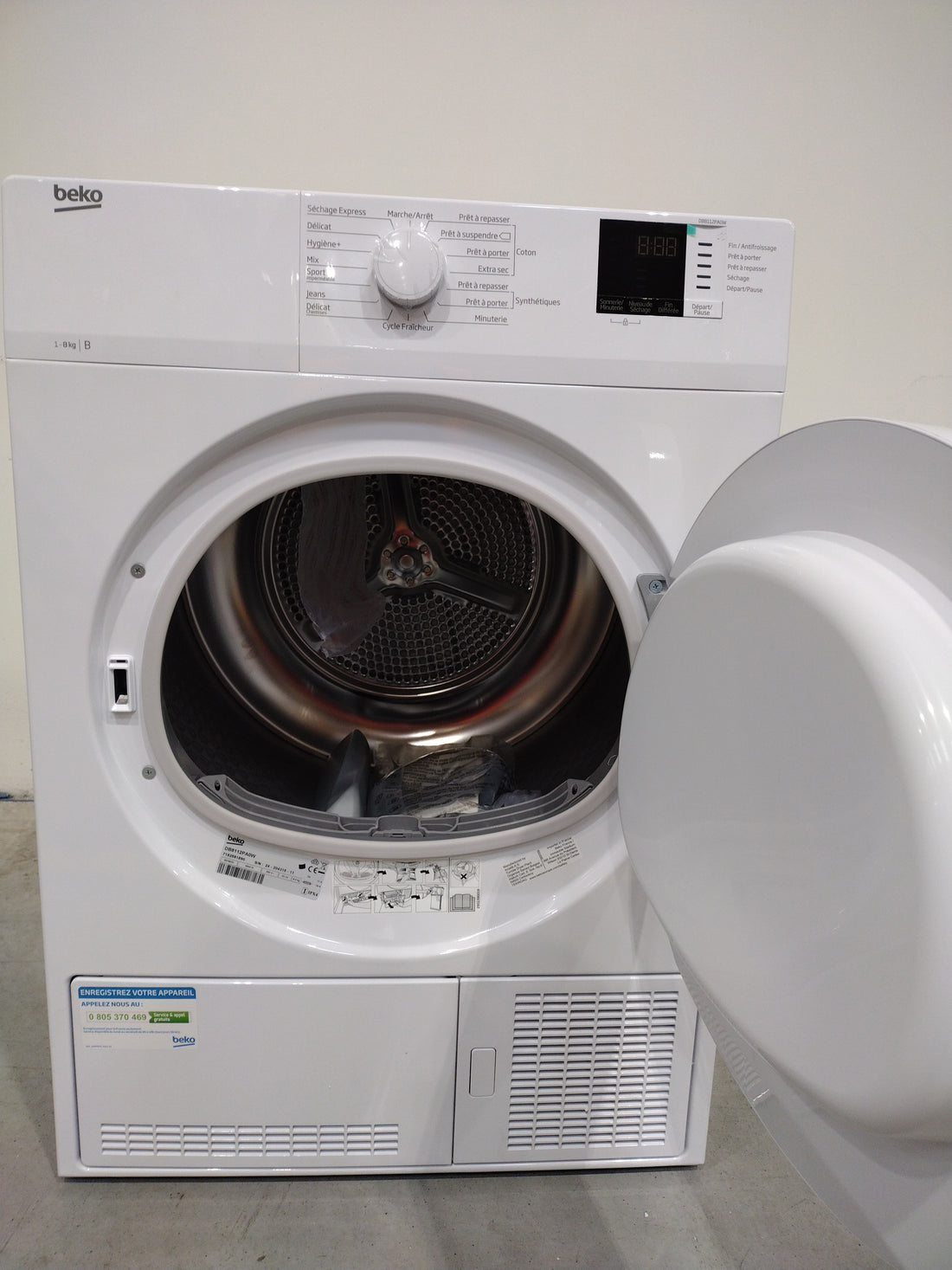 Seche-Linge Condensation 8 kg Reconditionné BEKO DB8112PA0W : détails