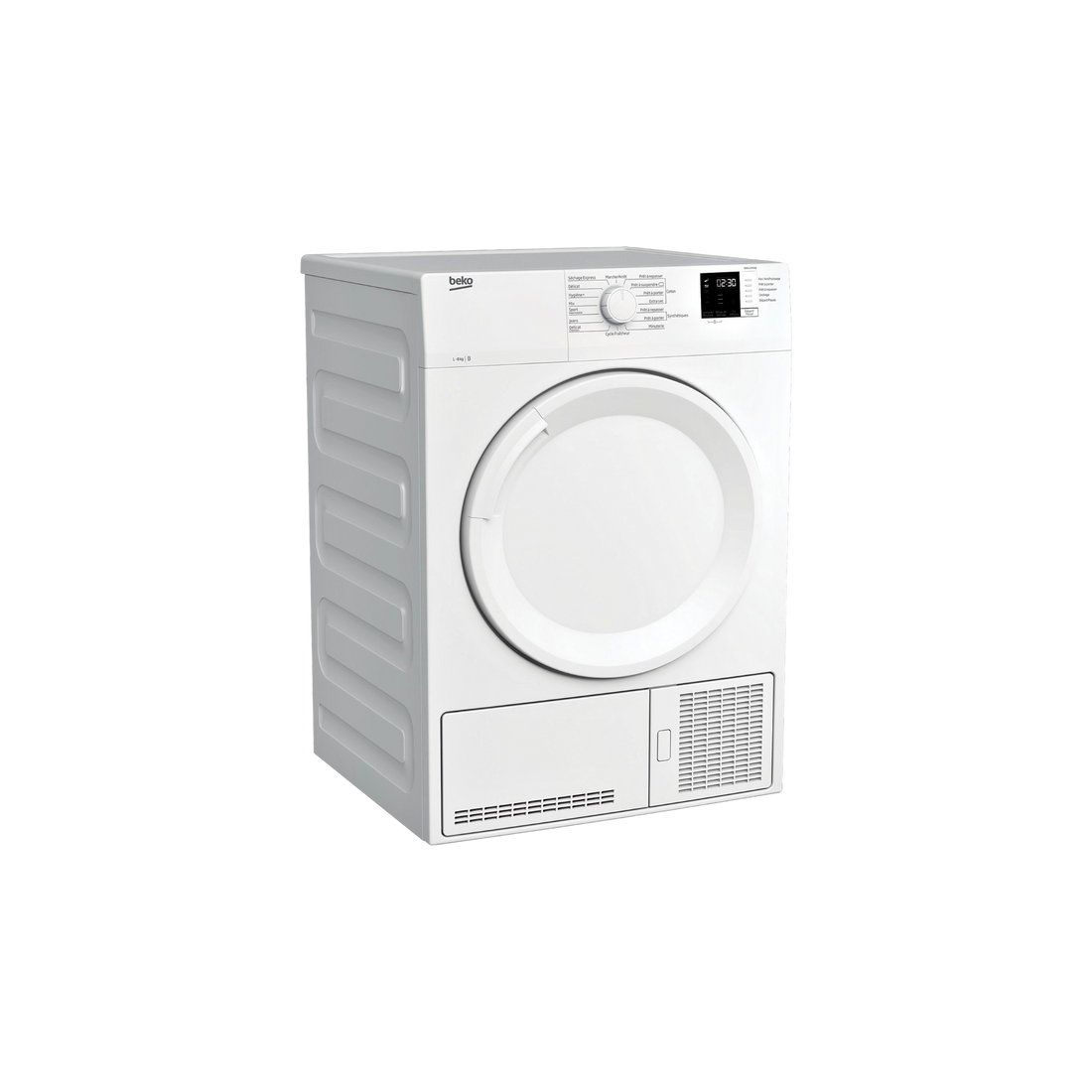 Seche-Linge Condensation 8 kg Reconditionné BEKO DB8112PA0W : vue de face