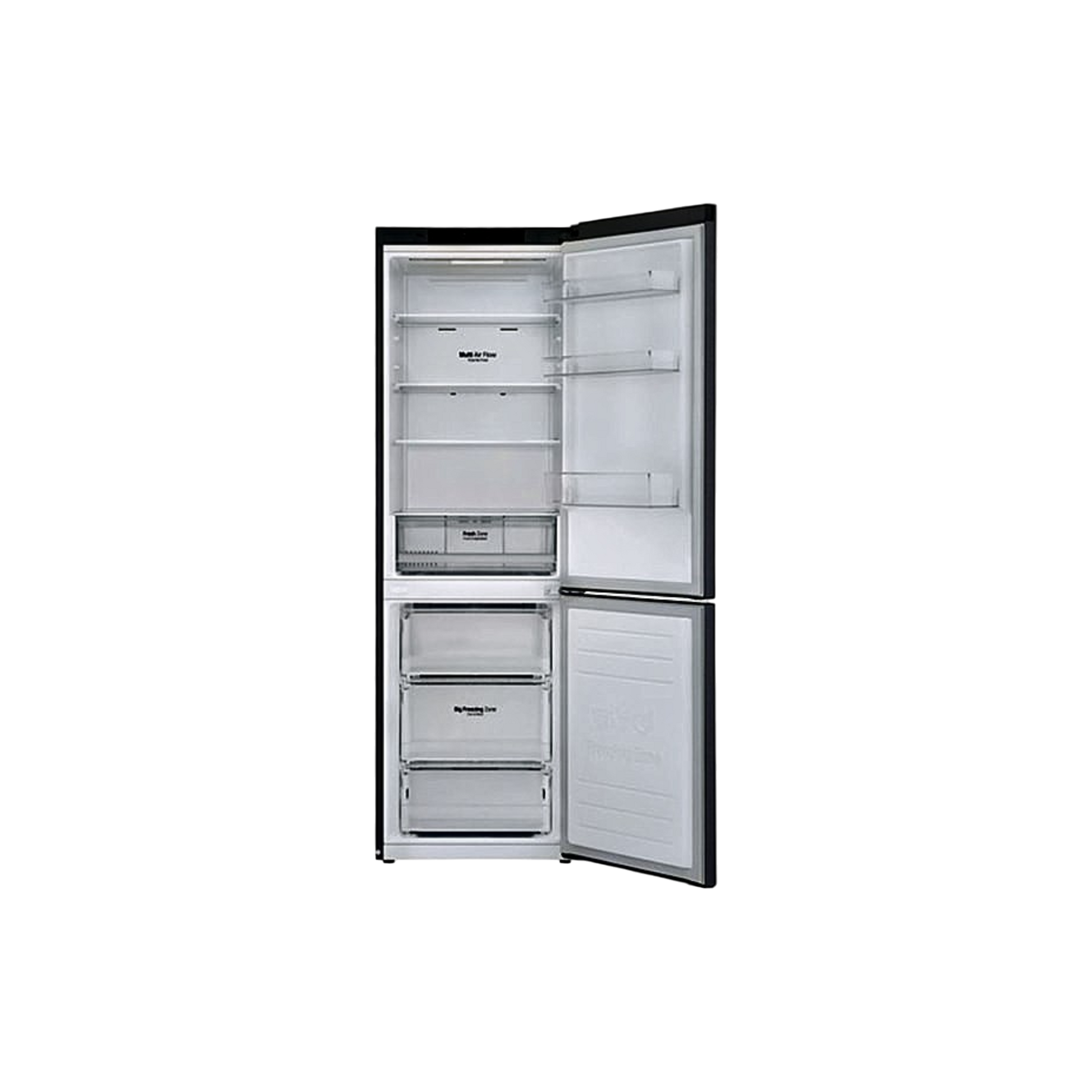 Réfrigérateur Avec Congélateur 341 L Reconditionné LG GBP30DSLZN : vue de l'intérieur