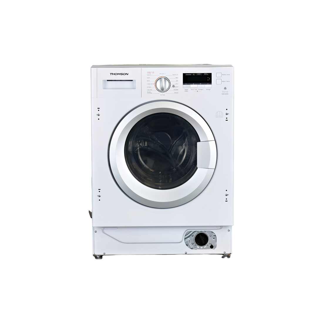 Lave-Linge Sechant 8 kg Reconditionné THOMSON THBI1468WD : vue de face