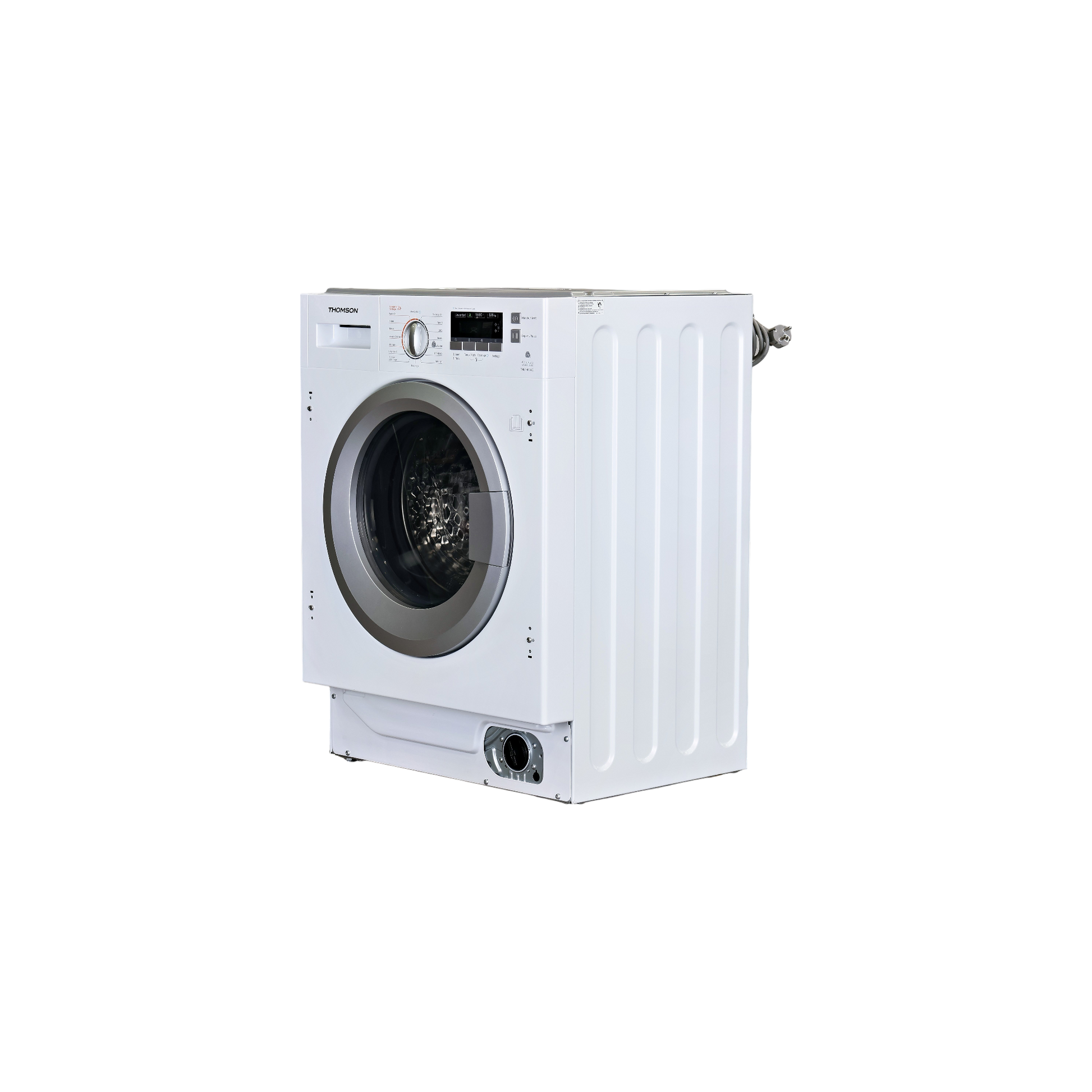 Lave-Linge Sechant 8 kg Reconditionné THOMSON THBI1468WD : vue du côté gauche