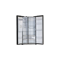 Réfrigérateur Américain 601 L Reconditionné HAIER HSW59F18EIPT : vue de l'intérieur