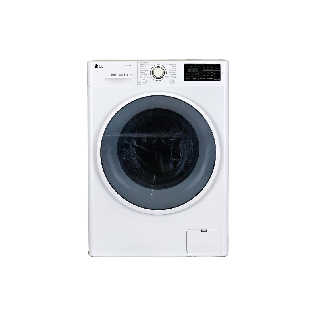 Lave-Linge Hublot 8 kg Reconditionné LG F84C40WHS : vue de face