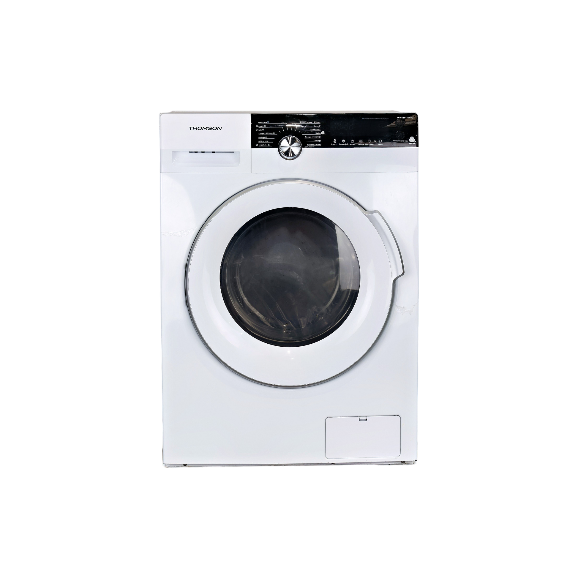 Lave-Linge Sechant 8 kg Reconditionné THOMSON THWD86140WH2 : vue de face