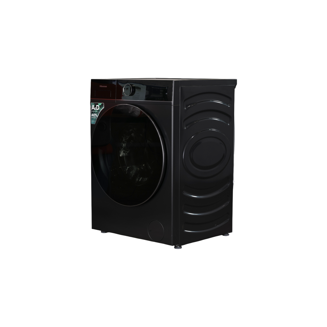 Lave-Linge Sechant 10.5 kg Reconditionné HISENSE WD5I1045BBQ : vue du côté gauche