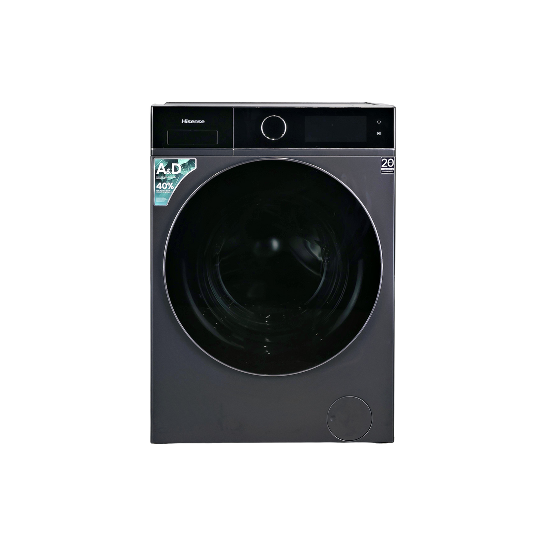 Lave-Linge Sechant 10.5 kg Reconditionné HISENSE WD5I1045BBQ : vue de face