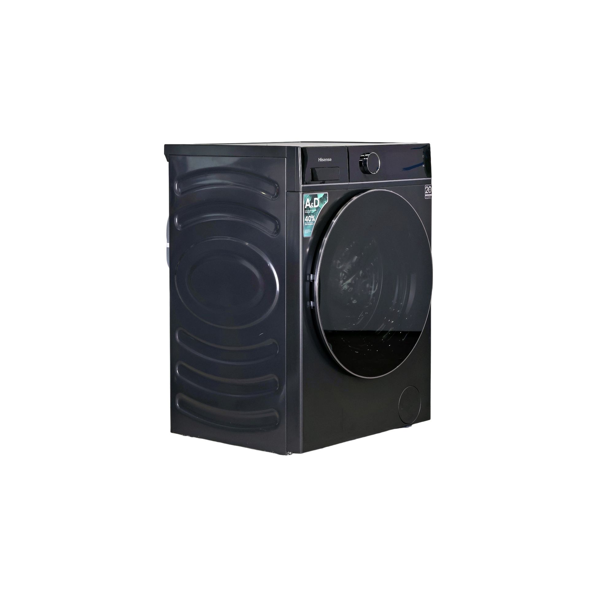 Lave-Linge Sechant 10.5 kg Reconditionné HISENSE WD5I1045BBQ : vue du côté droit