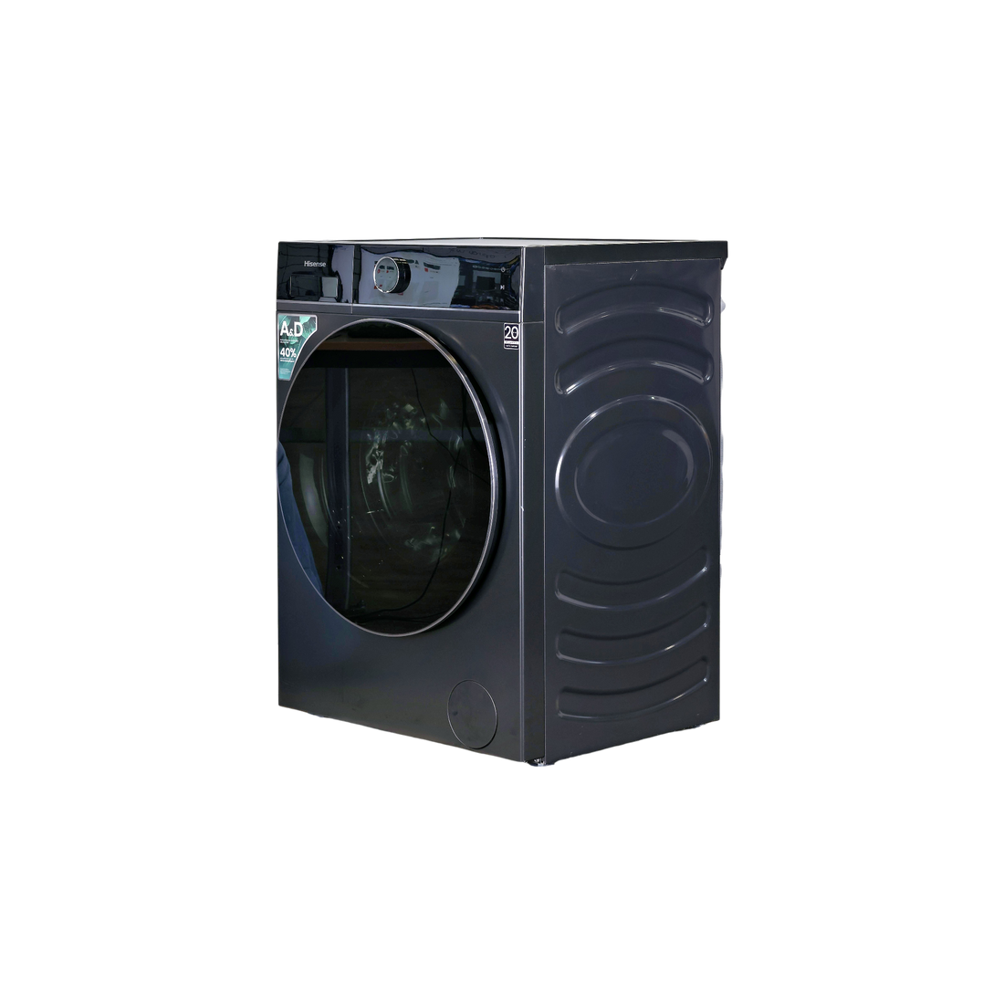 Lave-Linge Sechant 10.5 kg Reconditionné HISENSE WD5I1045BBQ : vue du côté gauche