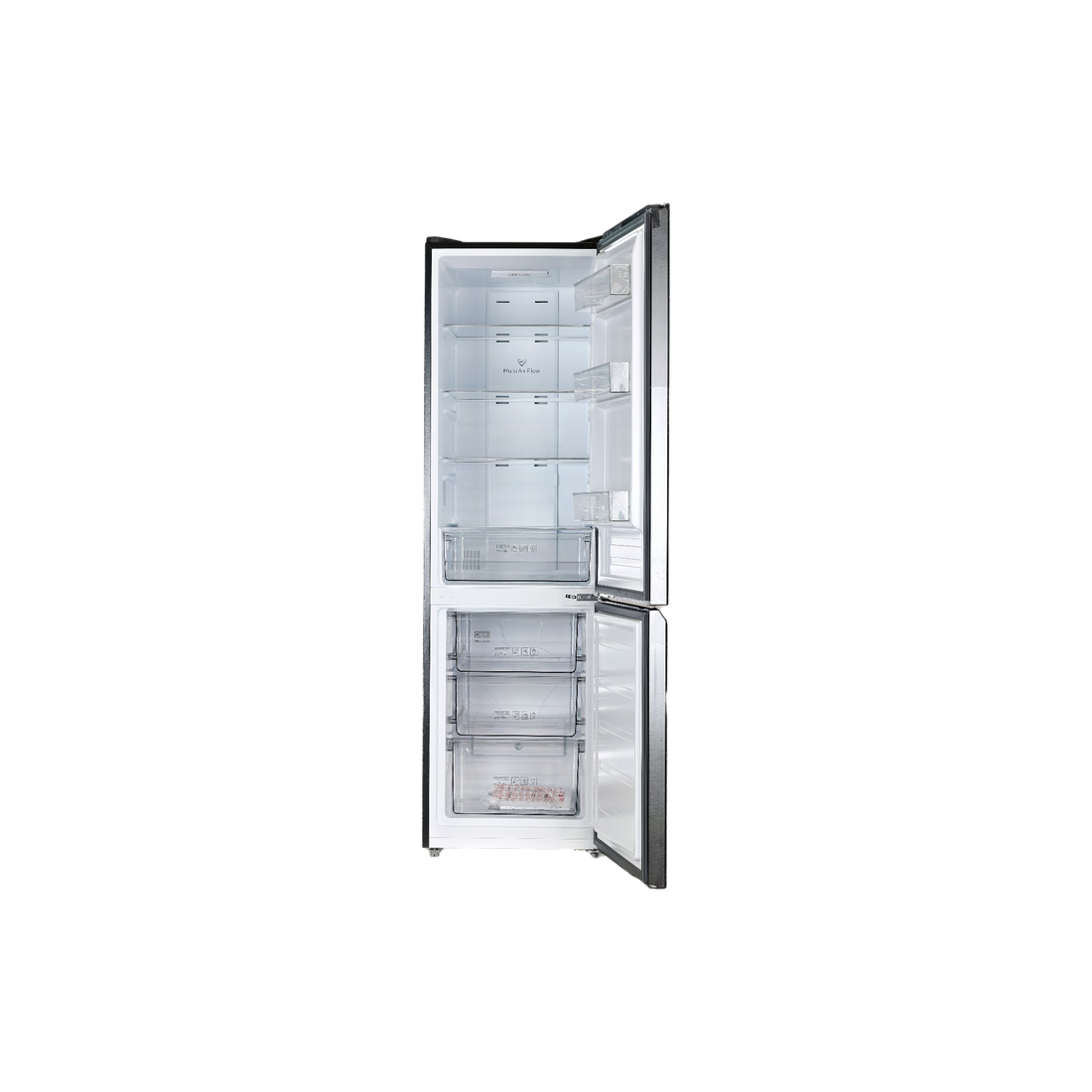 Réfrigérateur Avec Congélateur 282 L Reconditionné TCL RP282BXE0 : vue de l'intérieur