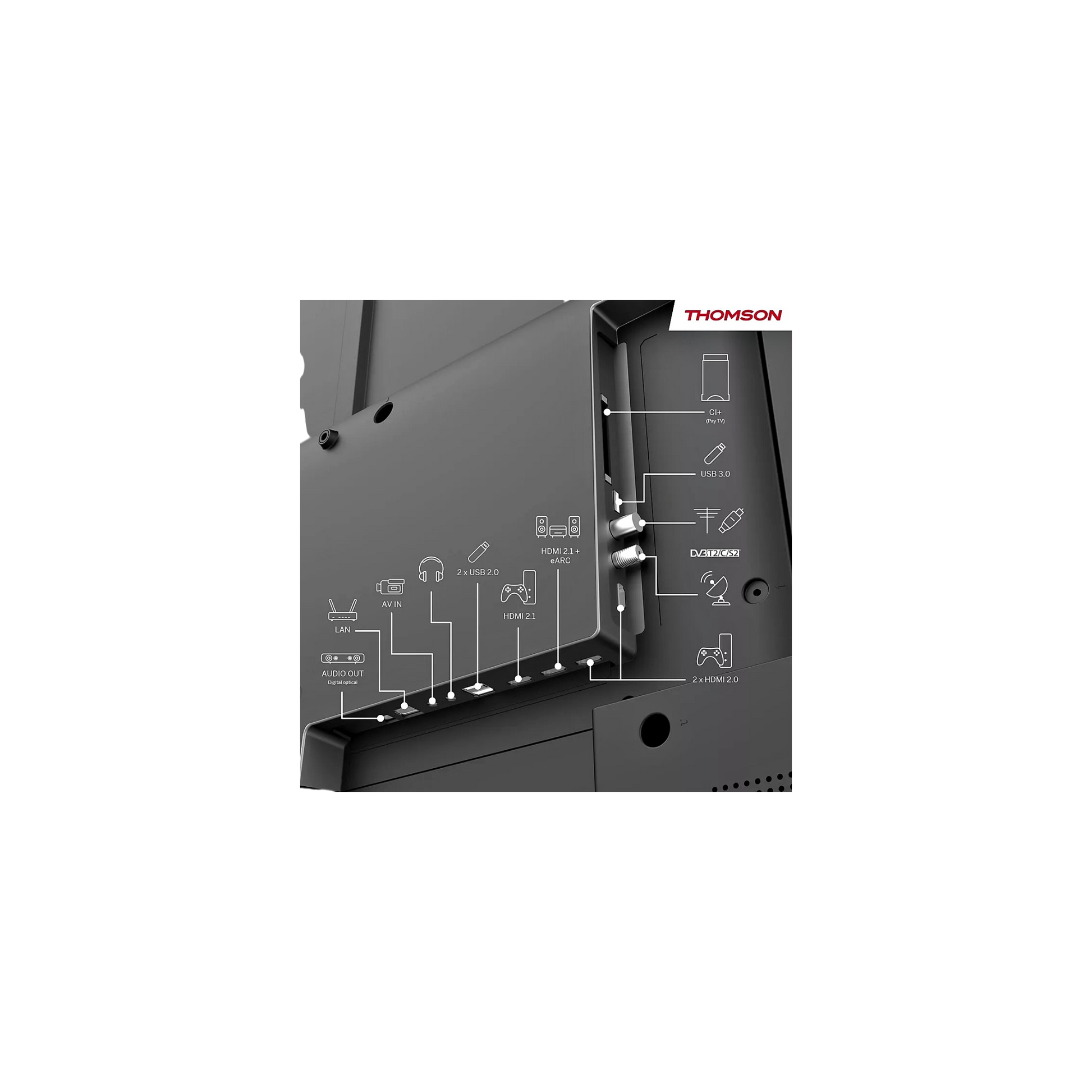 Téléviseur Led  Reconditionné THOMSON 55UG5C14 139CM (55") : vue de l'intérieur