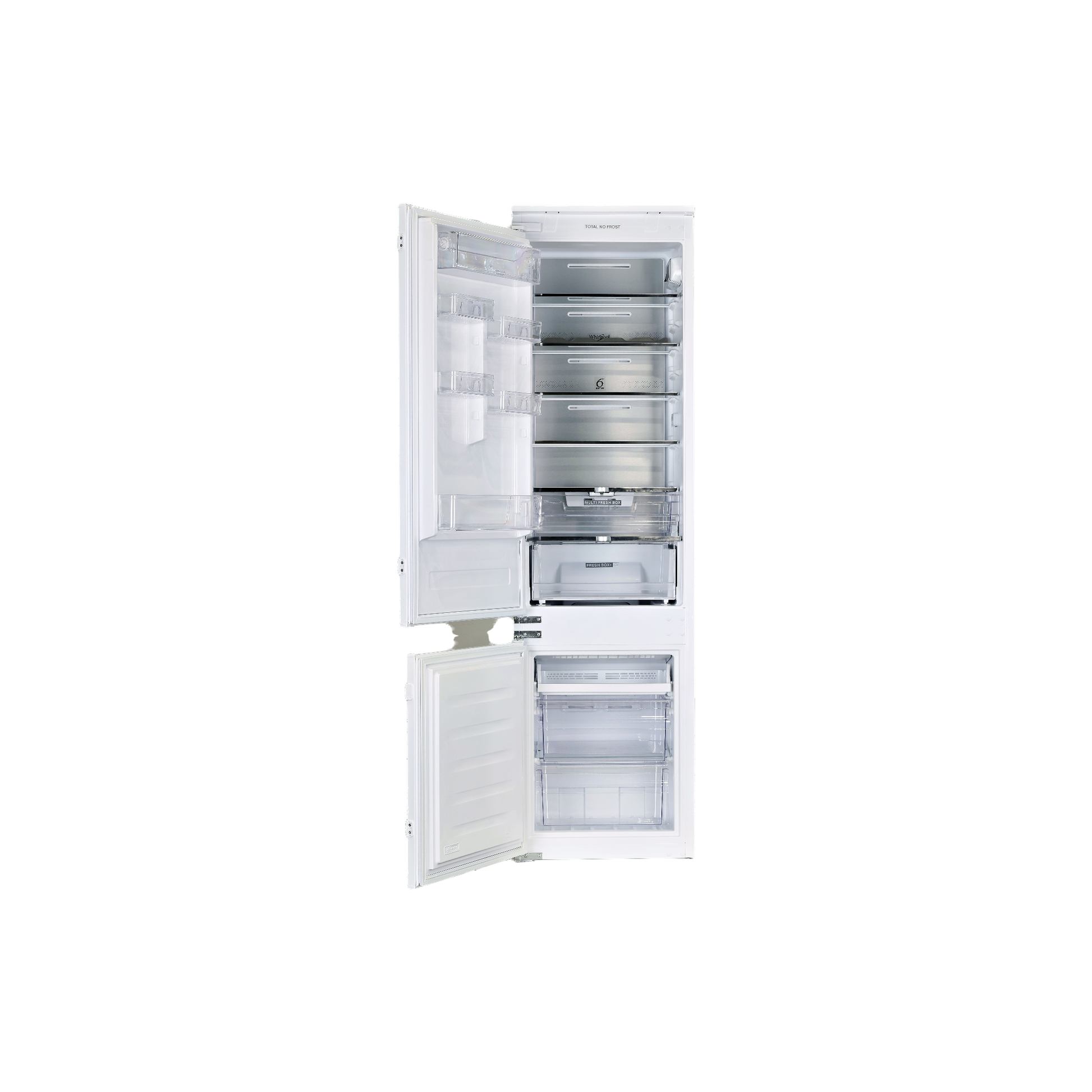 Réfrigérateur Encastrable 280 L Reconditionné WHIRLPOOL WHC20T152 : vue de l'intérieur