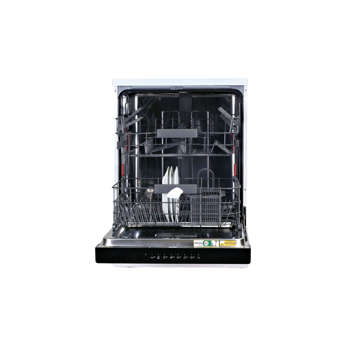 Lave-Vaisselle Pose Libre 14 Cvts Reconditionné WHIRLPOOL W0FD642W : vue de l'intérieur