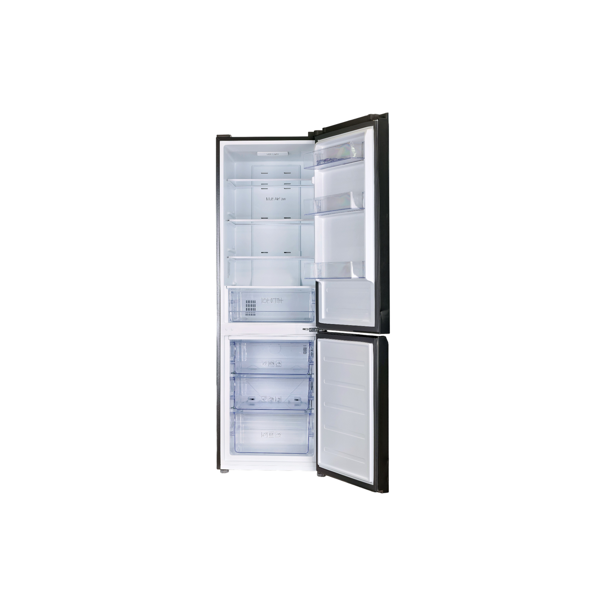 Réfrigérateur Avec Congélateur 318 L Reconditionné TCL RP318BXE0 : vue de l'intérieur