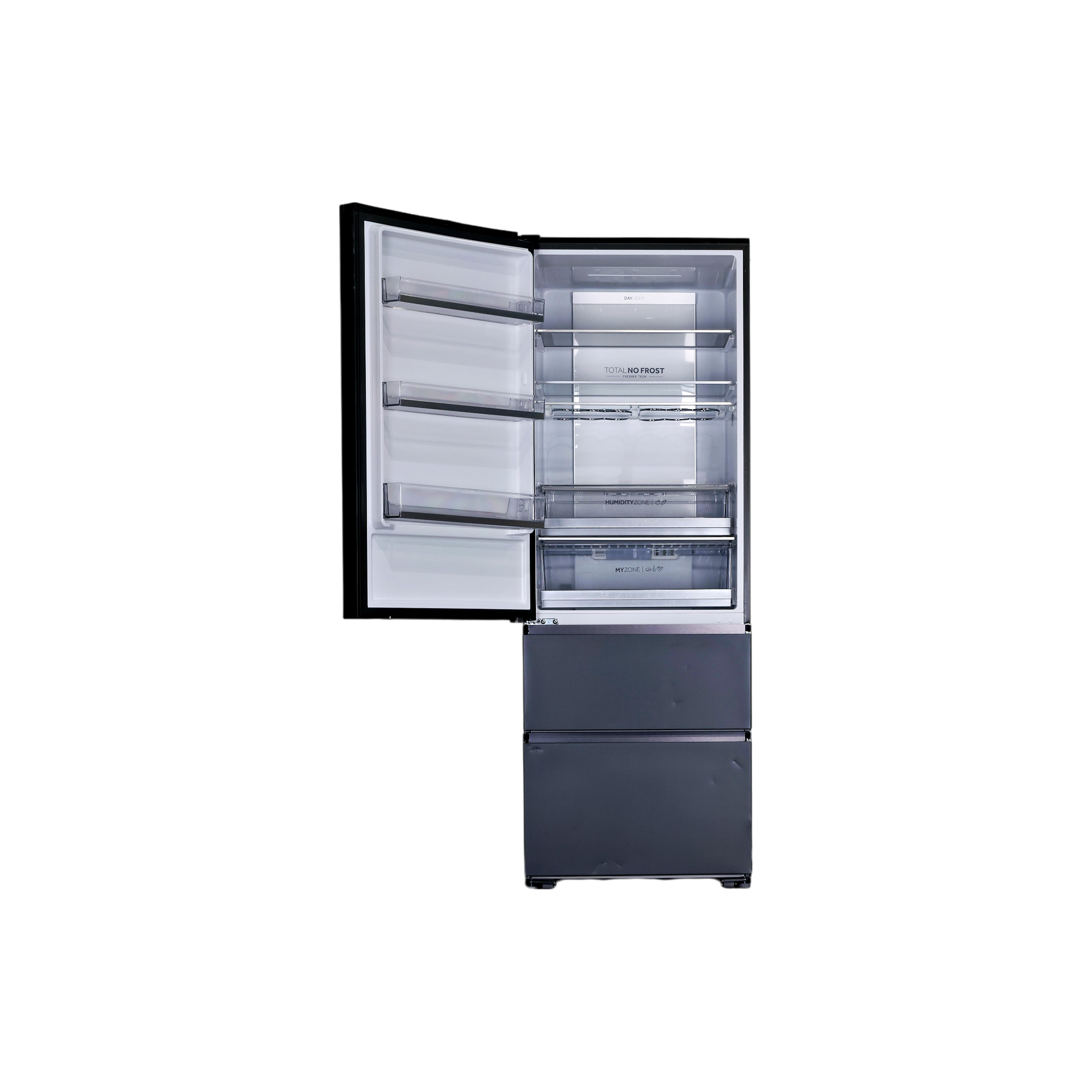 Réfrigérateur Multi-Portes 483 L Reconditionné HAIER HTW7720ENMB : vue de l'intérieur