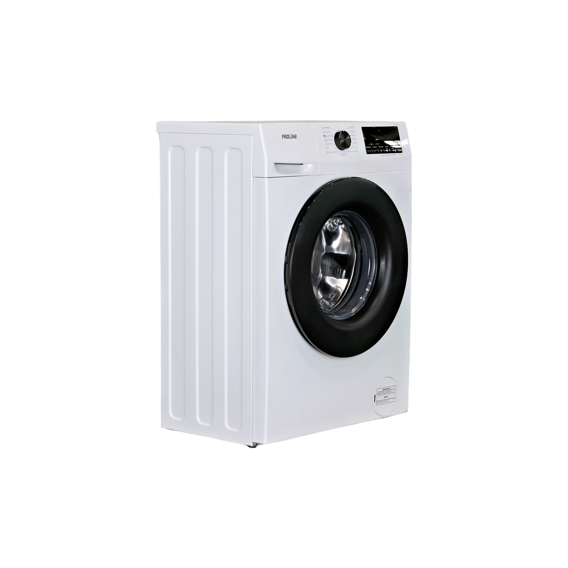 Lave-Linge Hublot 7 kg Reconditionné PROLINE FP7WH : vue du côté droit