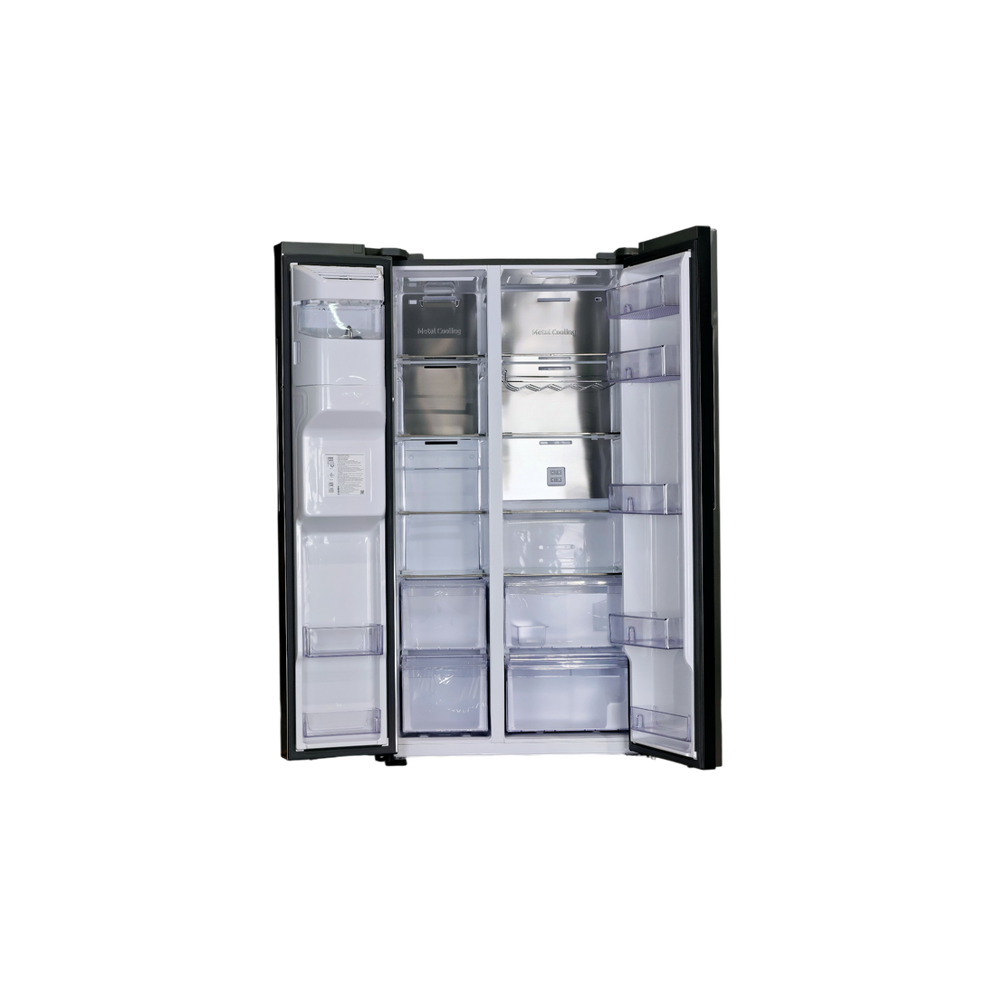 Réfrigérateur Américain 635 L Reconditionné SAMSUNG RS65DG54M3SL : vue de l'intérieur