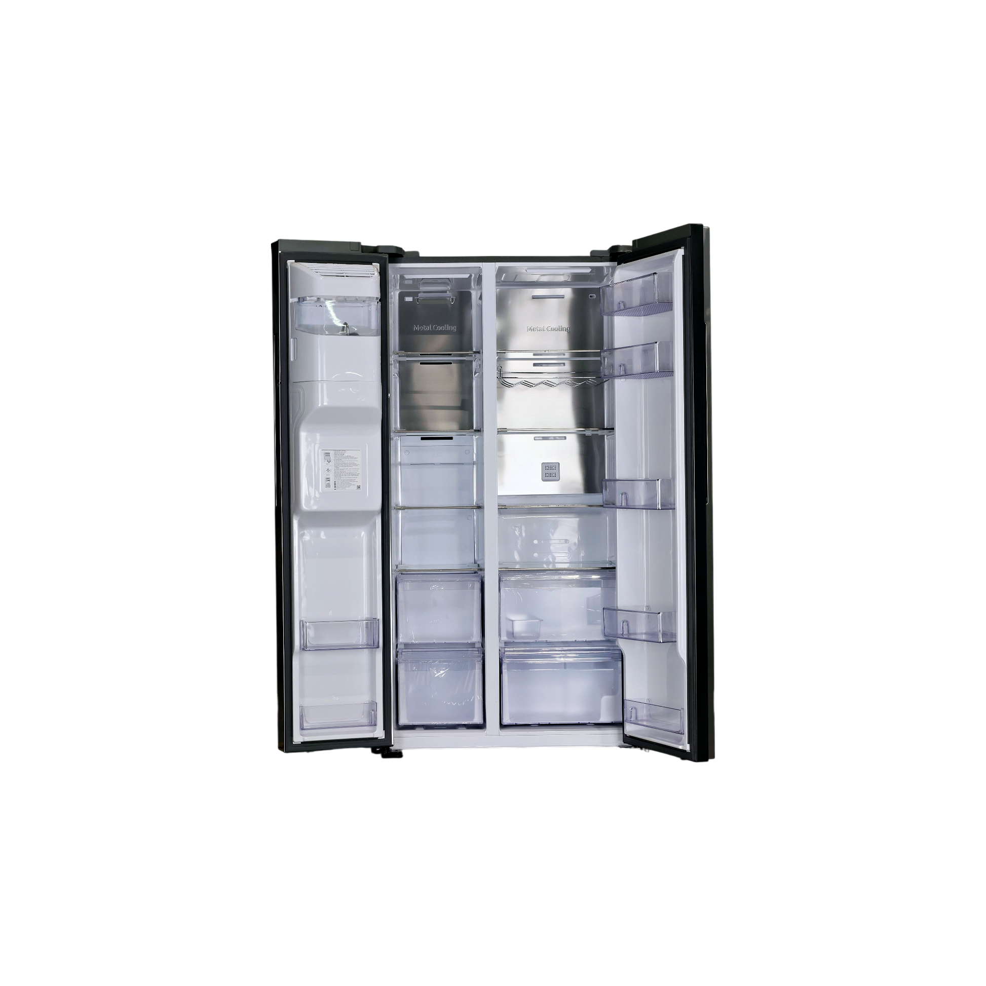 Réfrigérateur Américain 635 L Reconditionné SAMSUNG RS65DG54M3SL : vue de l'intérieur