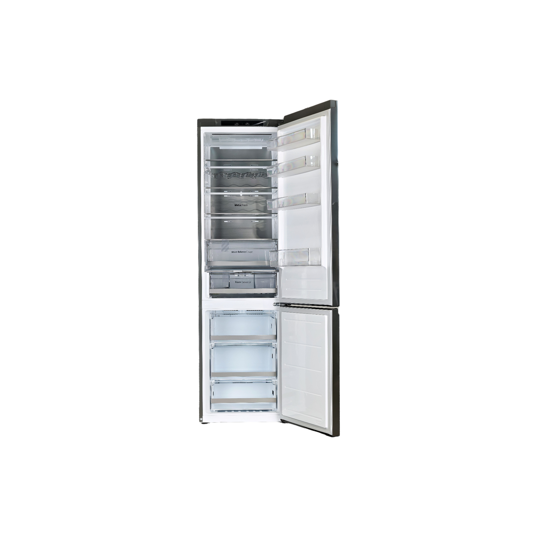 Réfrigérateur Avec Congélateur 387 L Reconditionné LG GBV5240APY : vue de l'intérieur