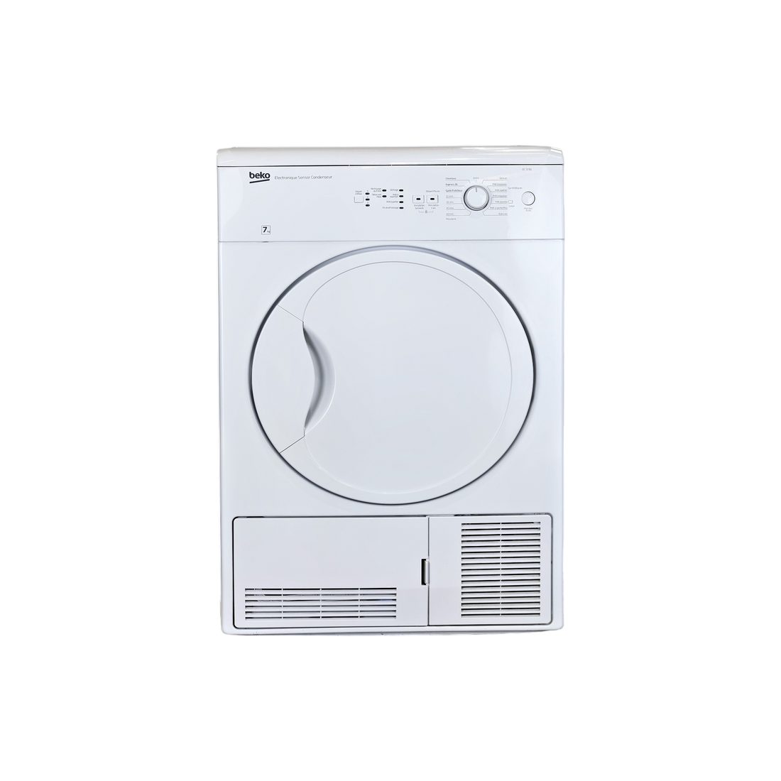 Seche-Linge Condensation 7 kg Reconditionné BEKO DC7230 : vue de face