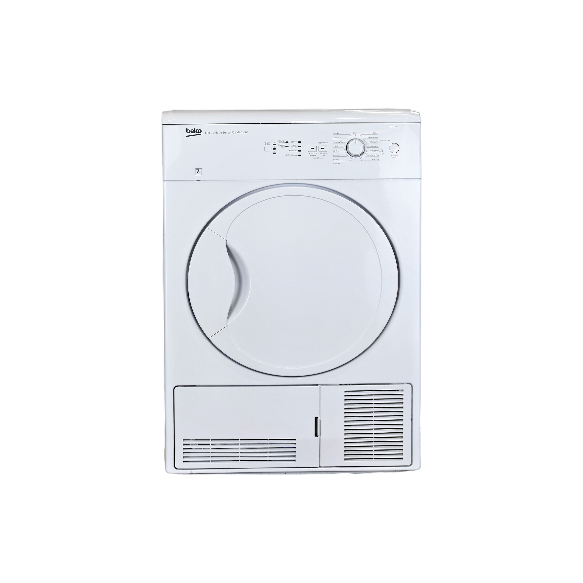 Seche-Linge Condensation 7 kg Reconditionné BEKO DC7230 : vue de face