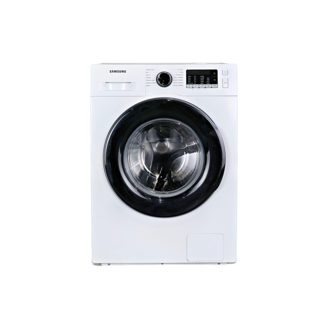Lave-Linge Hublot 9 kg Reconditionné SAMSUNG WW90TA026AE : vue de face