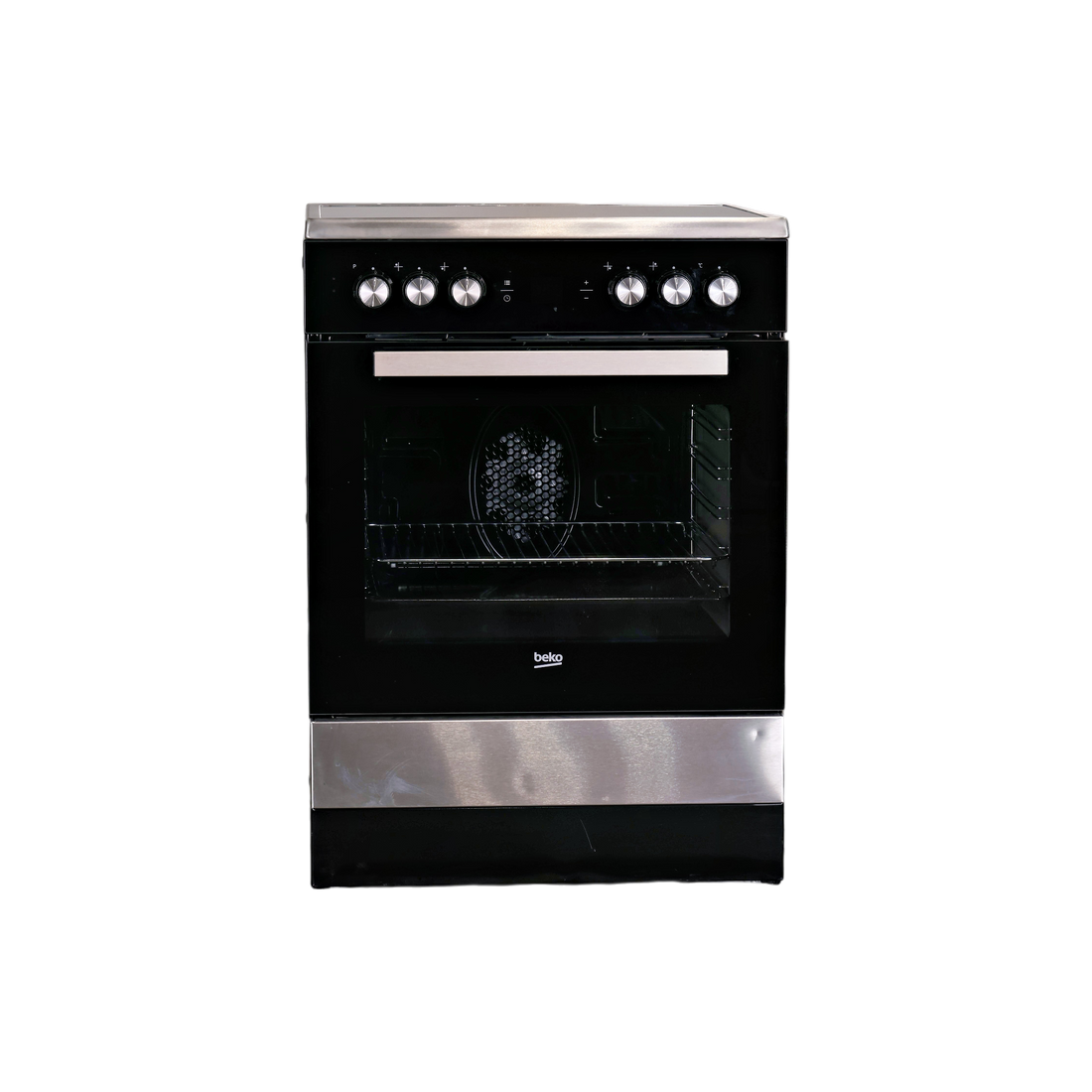 Cuisinière Vitrocéramique  Reconditionné BEKO FSE67301XCS : vue de face