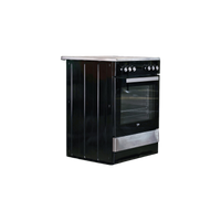 Cuisinière Vitrocéramique  Reconditionné BEKO FSE67301XCS : vue du côté droit