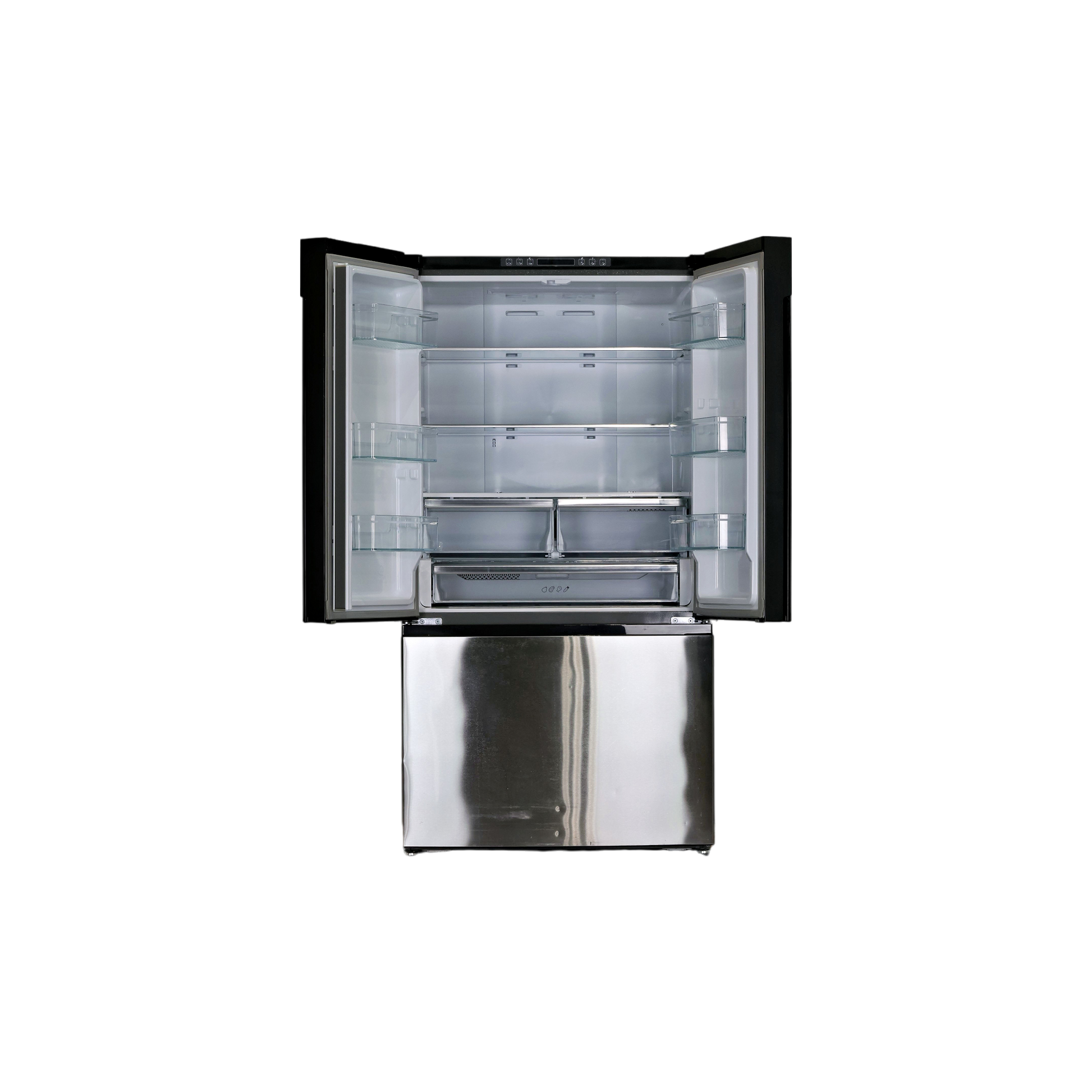 Réfrigérateur Multi-Portes 596 L Reconditionné HISENSE RF750N4ISF : vue de l'intérieur