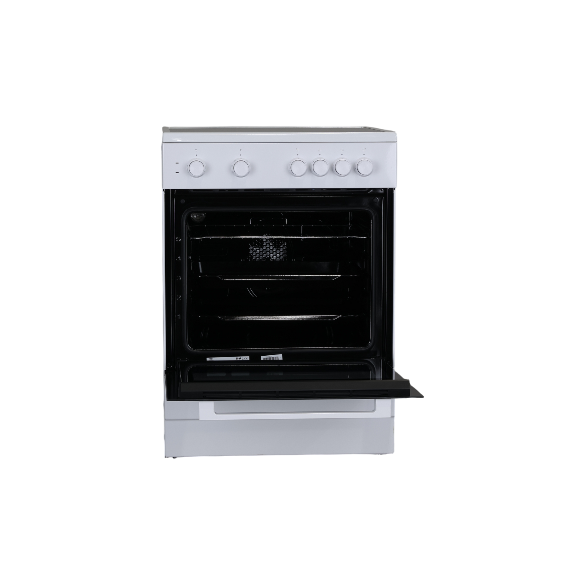 Cuisinière Vitrocéramique  Reconditionné BEKO FSM67010GW : vue de l'intérieur